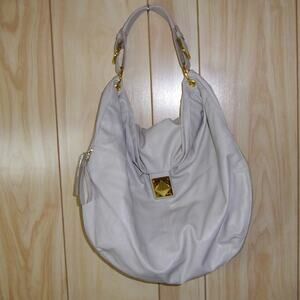 Mark by Avon Vintage Y2K Boho Beige Faux Leather Shoulder Bag